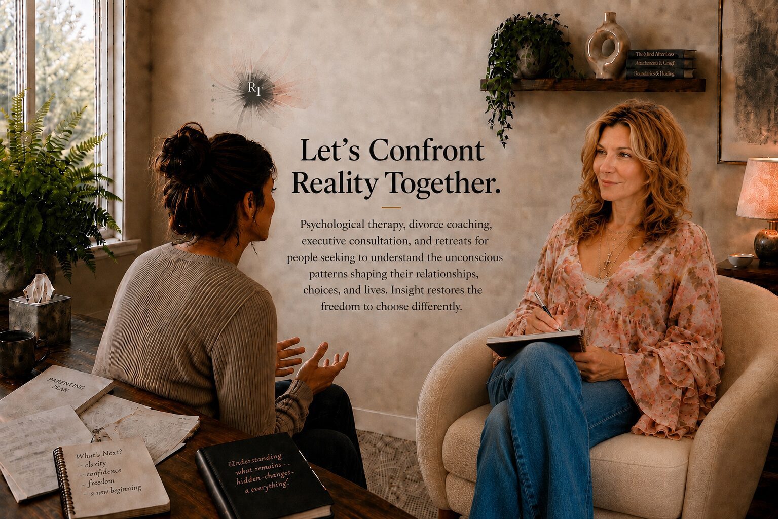 Let's Confront Reality Together &mdash; Dr. Kristine Danback in a therapy session
